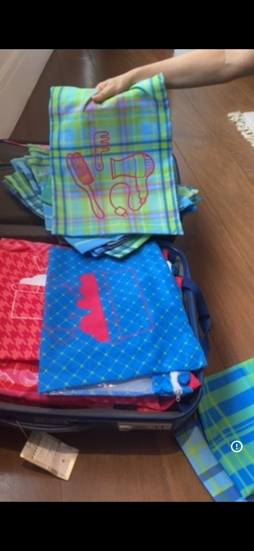 Kit organizador mala de viagem - 23 peças