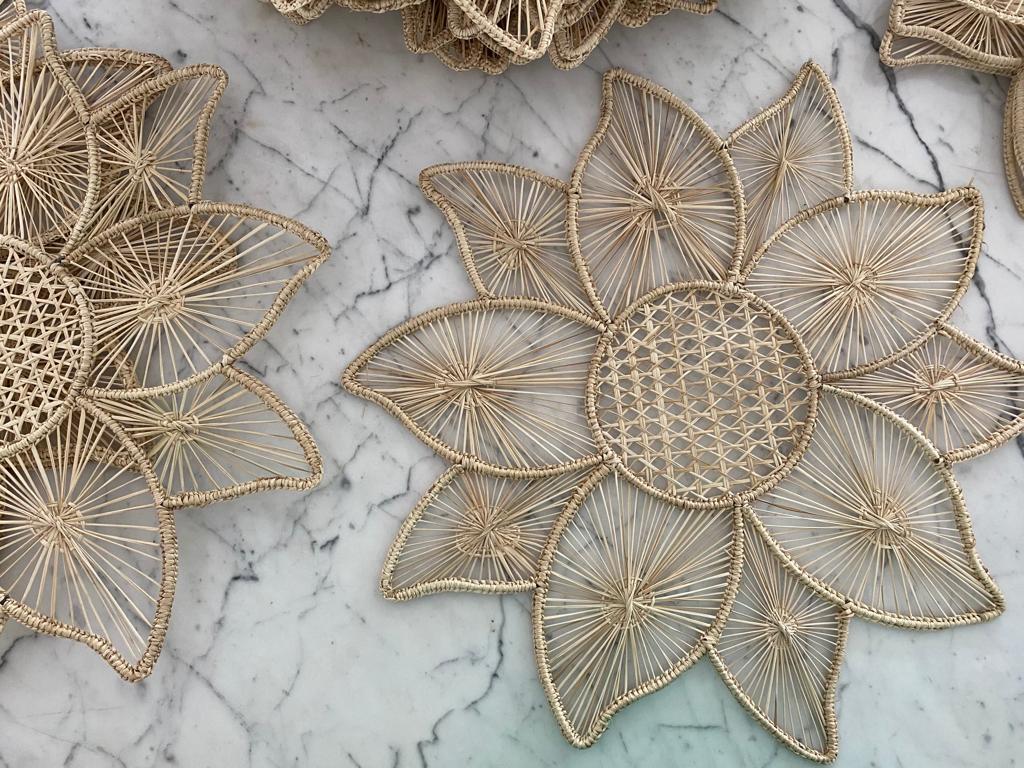 Souplat Palha Natural Flor de Lotus