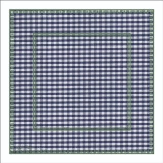 Guardanapo Quadriculado Azul e Branco