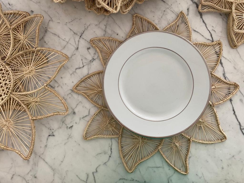 Souplat Palha Natural Flor de Lotus