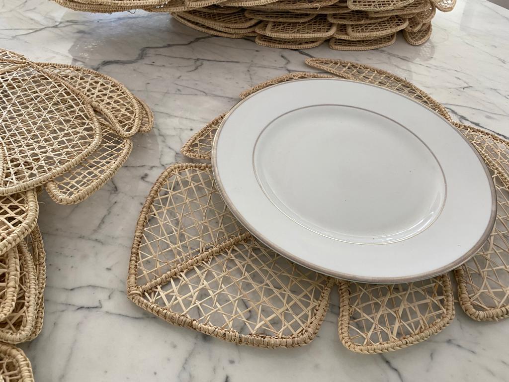Souplat em palha natural Folha