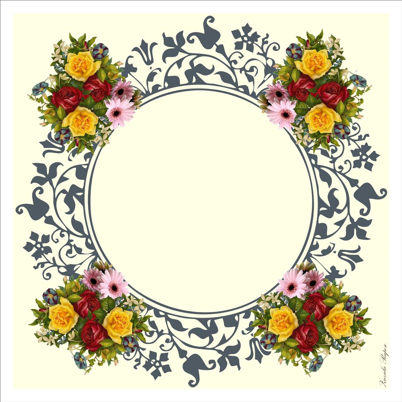Guardanapo Floral Rosas