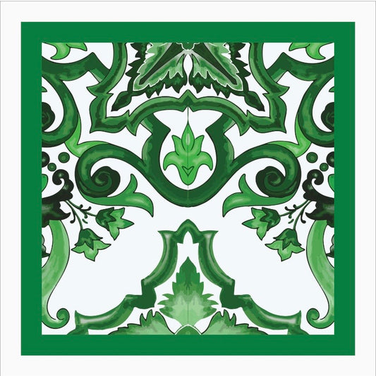 Guardanapo DG arabesco verde