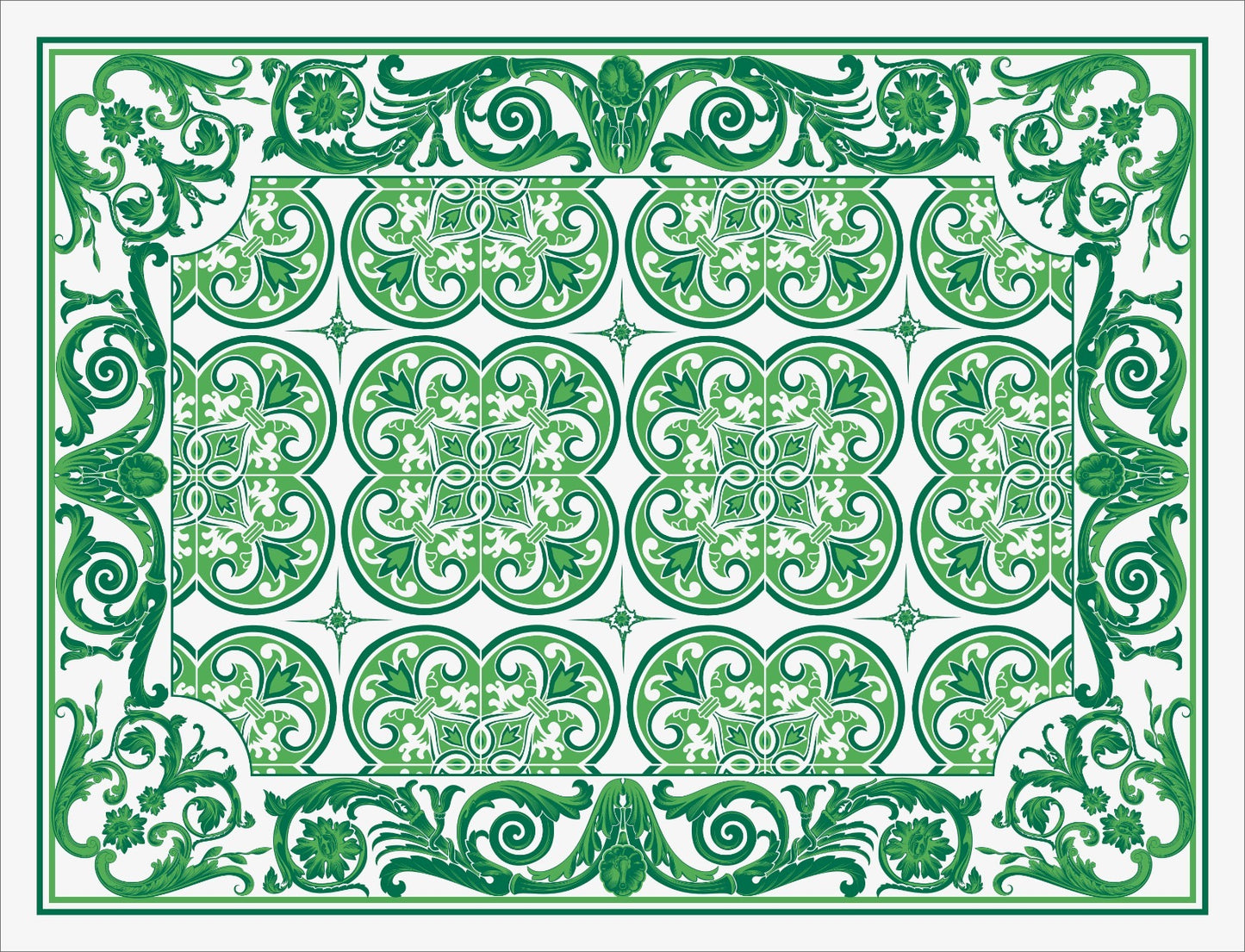 Americano DG Arabesco verde