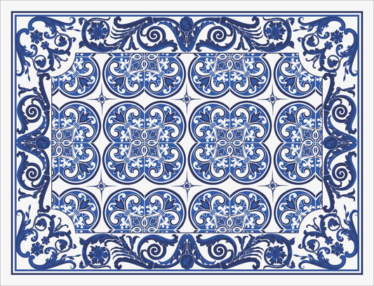 Americano DG arabesco Azul