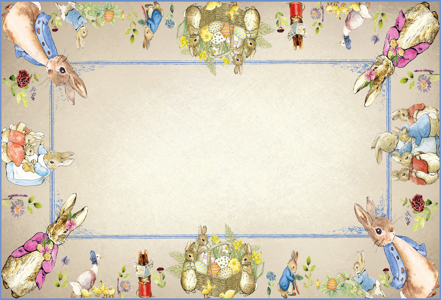Toalha de Mesa Retangular - Peter Rabit