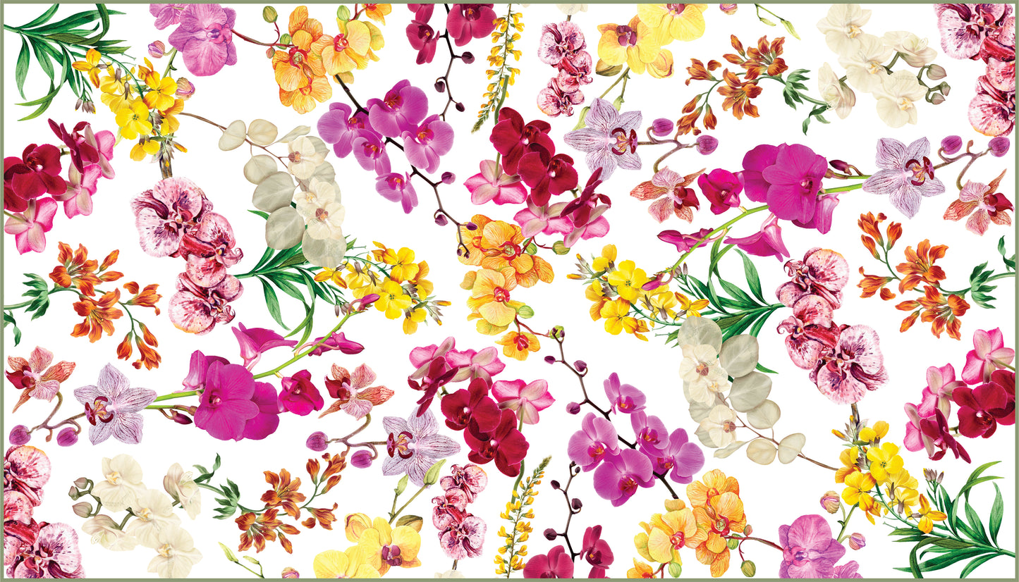 Toalha de Mesa retangular - Orquídeas