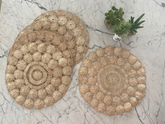 Souplat Palha Natural Mandala