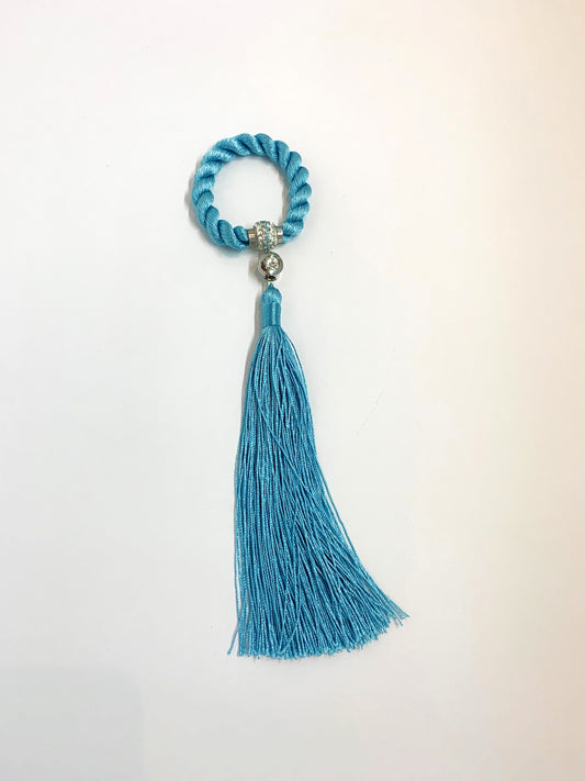 Porta Guardanapo Tassel Azul