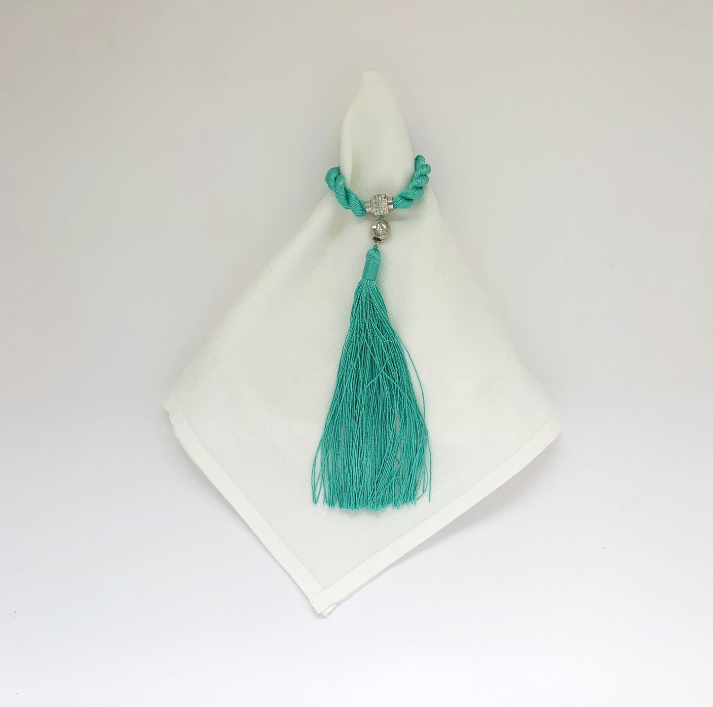 Porta Guardanapo Tassel Verde