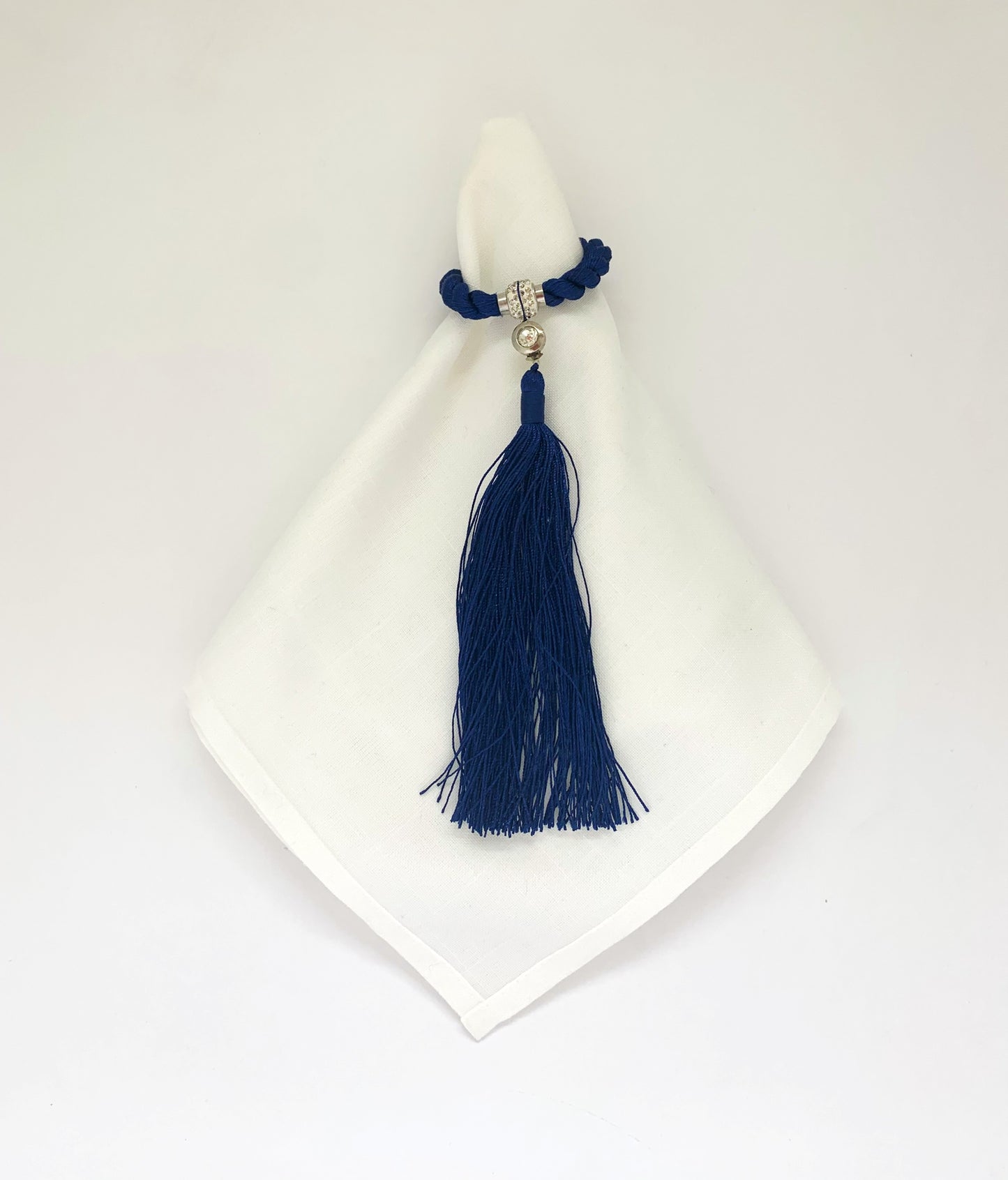 Porta Guardanapo Tassel Azul Marinho