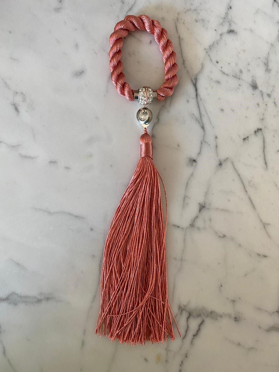 Porta Guardanapo Tassel Rose