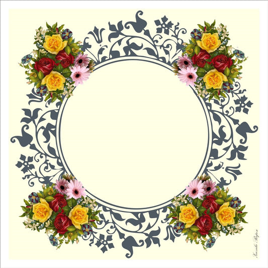 Guardanapo Floral Rosas