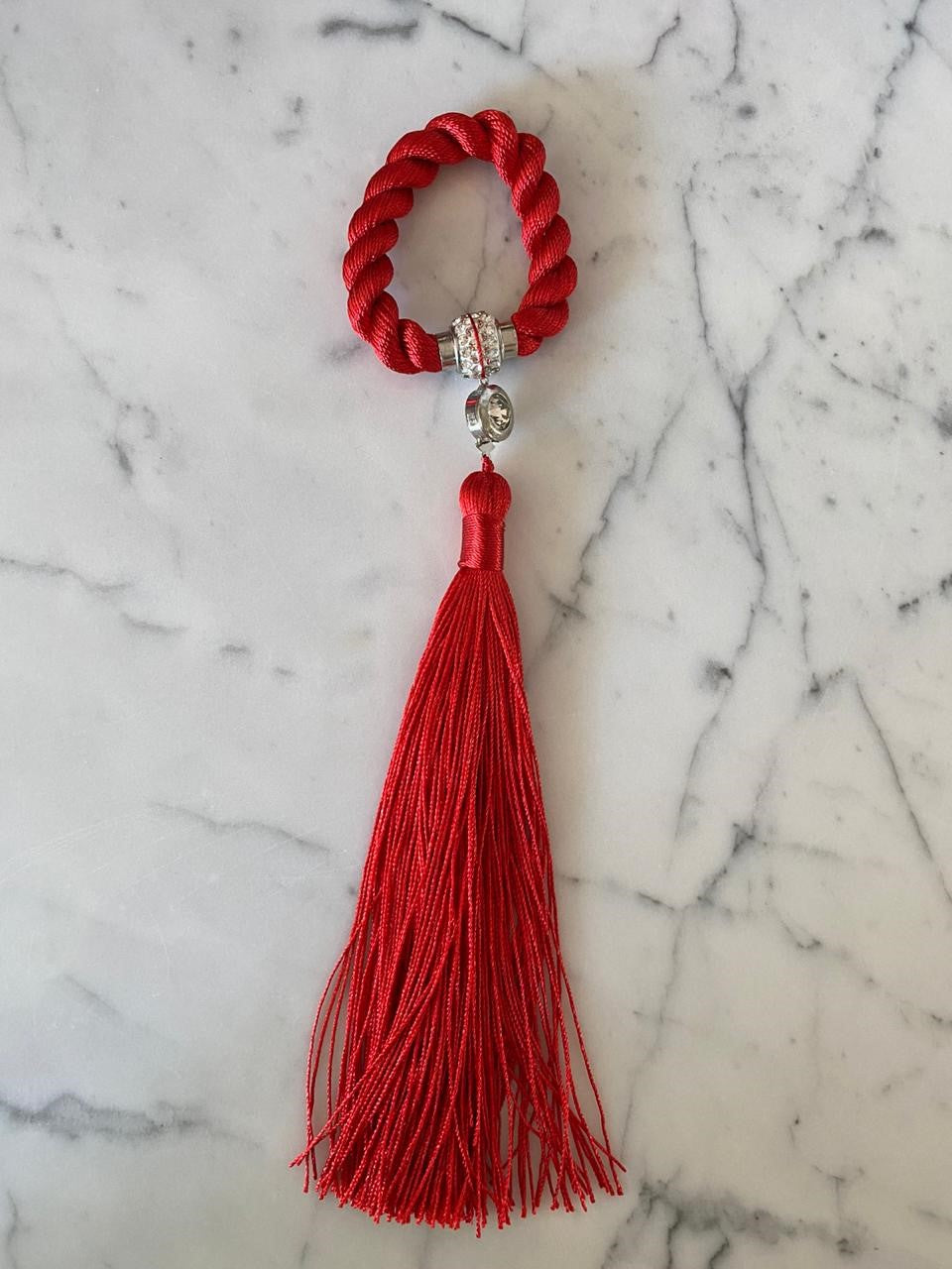 Porta Guardanapo Tassel Vermelho